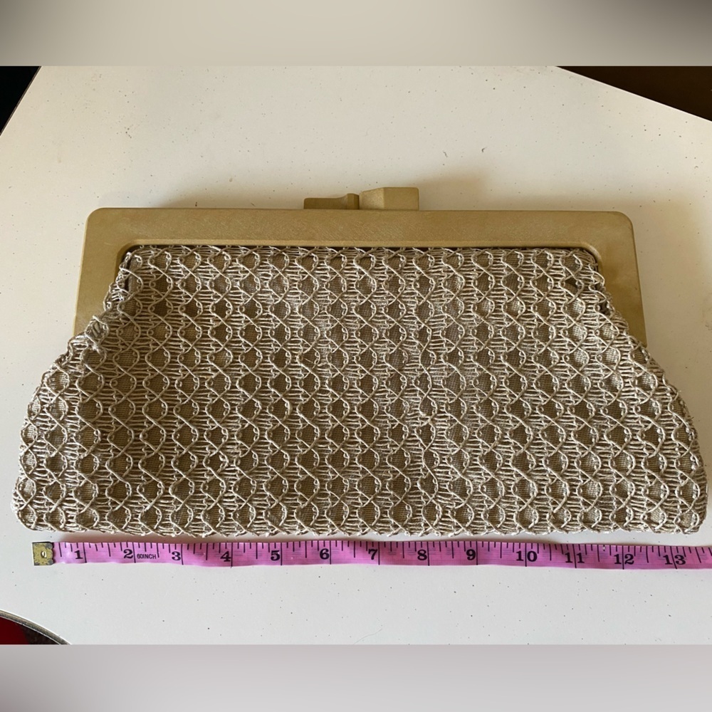 Elegant Tan Clutch Bag - Picture 2 of 4